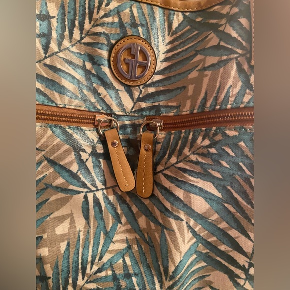 Giani Bernini tote purse beach bag handbag - Picture 2 of 7